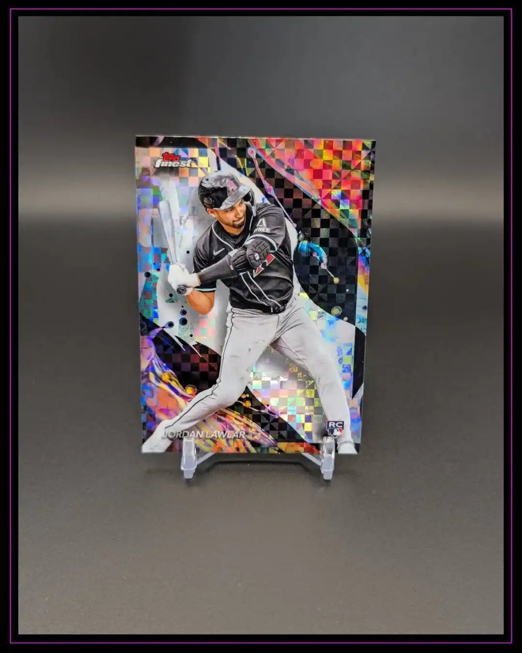 2024 Finest #167 Jordan Lawlar Checkerboard Refractors RC
