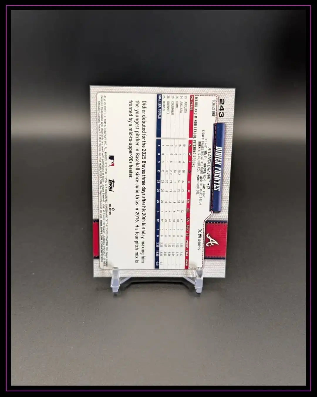 2026 Topps Series 1 #243 Didier Fuentes