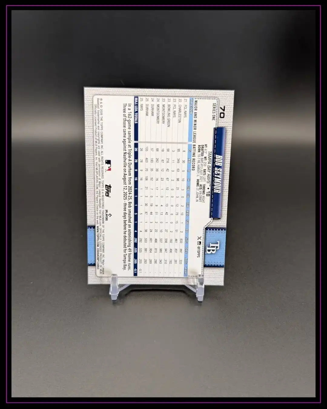 2026 Topps Series 1 #70 Bob Seymour