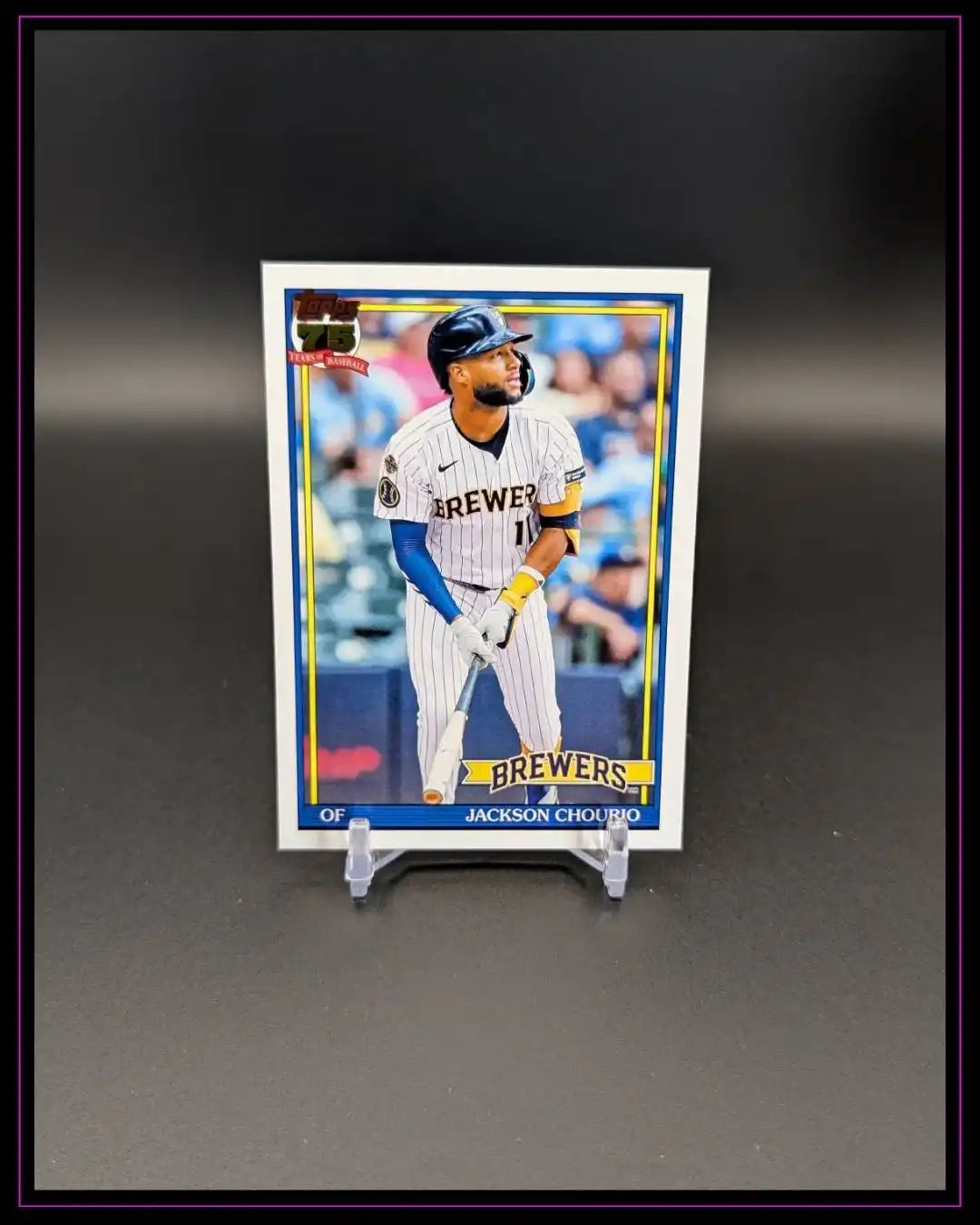 2026 Topps Series 1 #T91-18 Jackson Chourio 1991 35th Anniversary