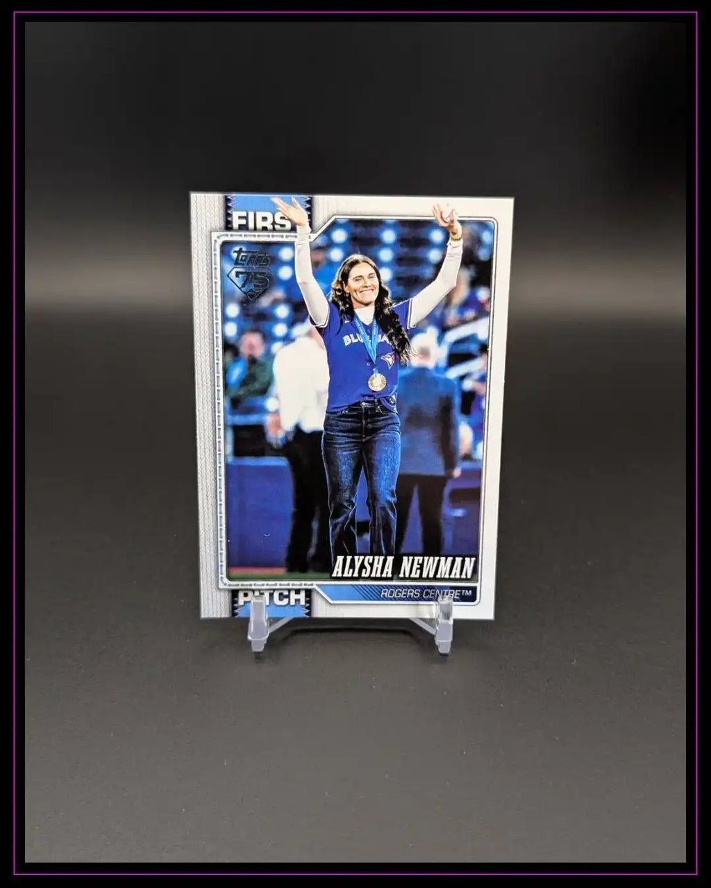 2026 Topps Series 1 #FP-8 Alysha Newman First Pitch