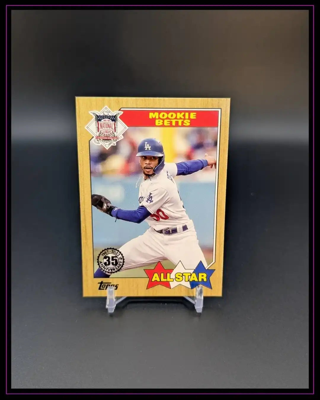 2022 Topps #87AS-38 Mookie Betts 1987 Topps Baseball 35th Anniversary All-Stars