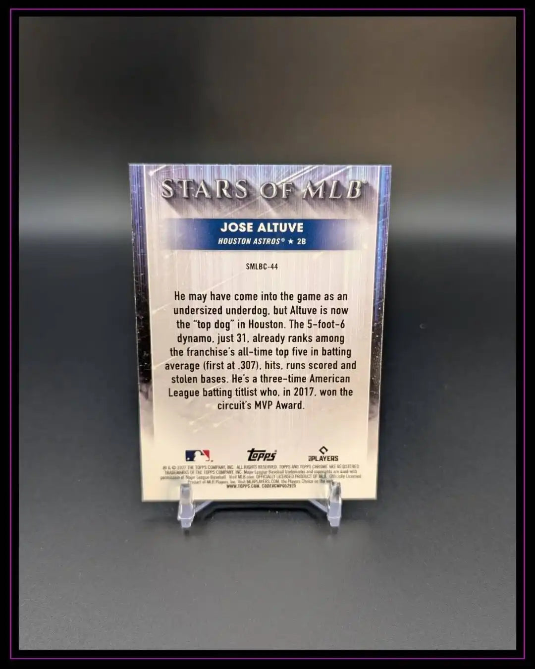 2022 Topps #SMLBC-44 Jose Altuve Stars of MLB Chrome
