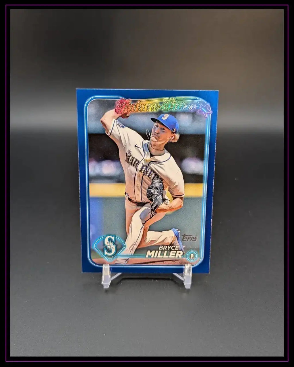 2024 Topps #679 Bryce Miller Royal Blue