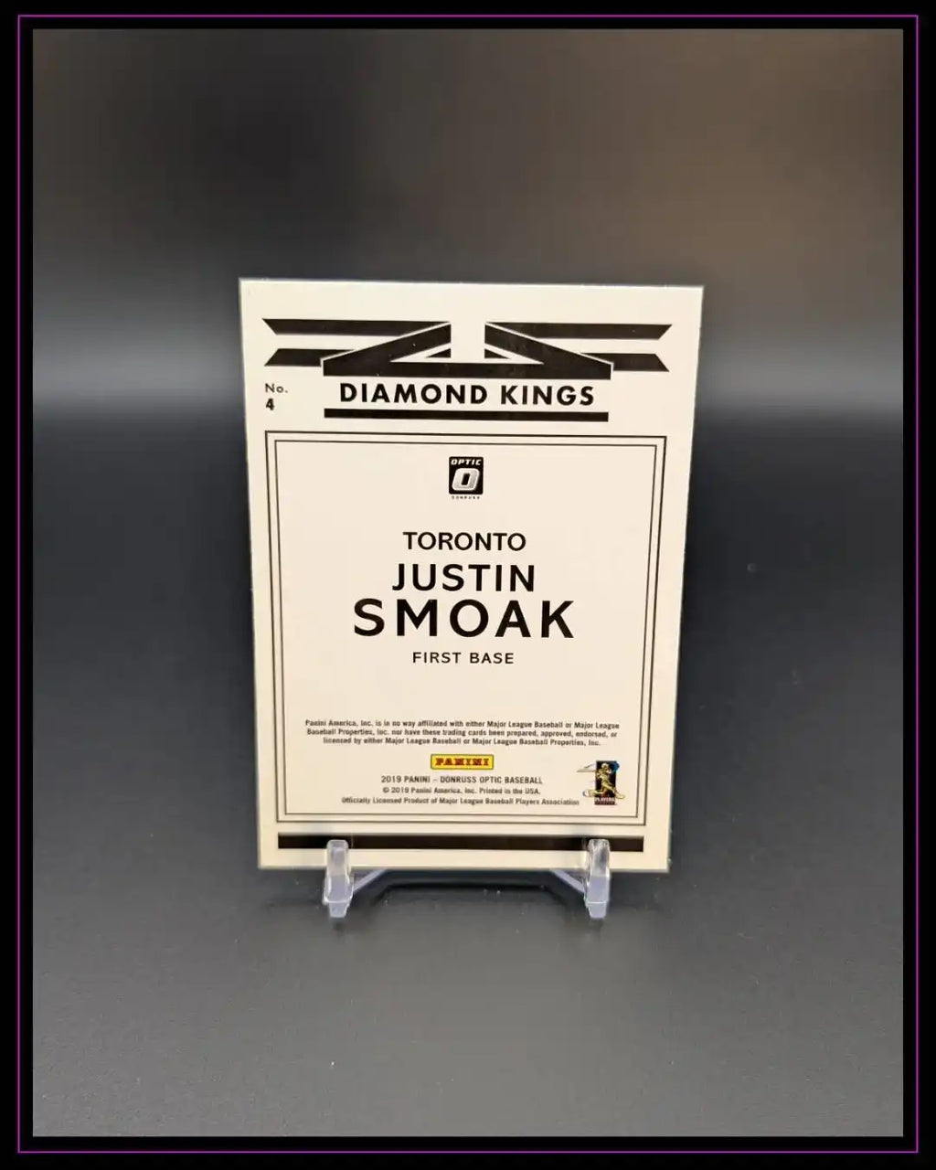 2019 Panini Donruss Optic #4 Justin Smoak