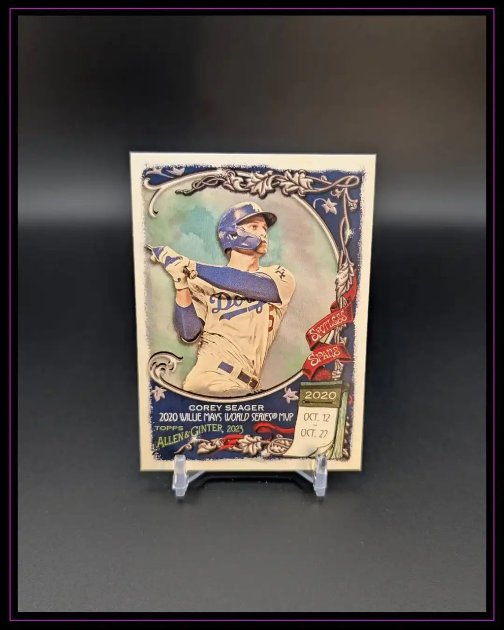 2023 Topps Allen & Ginter #SS-44 Corey Seager Spotless Spans