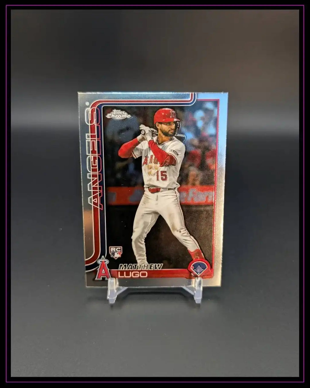 2025 Topps Chrome Update #USC166 Matthew Lugo RC