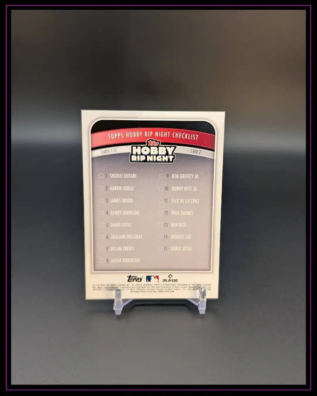 2025 Topps Hobby Rip Night #2 Aaron Judge