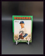 2024 Topps Heritage #553 Yoshinobu Yamamoto Green Border