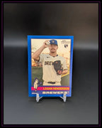 2025 Topps Heritage #545 Logan Henderson Dark Blue Border RC