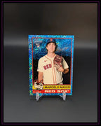 2025 Topps Heritage #688 Marcelo Mayer Chrome Light Blue Sparkle Refractor RC