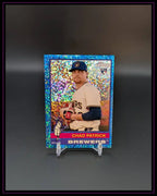 2025 Topps Heritage #570 Chad Patrick Chrome Light Blue Sparkle Refractor RC