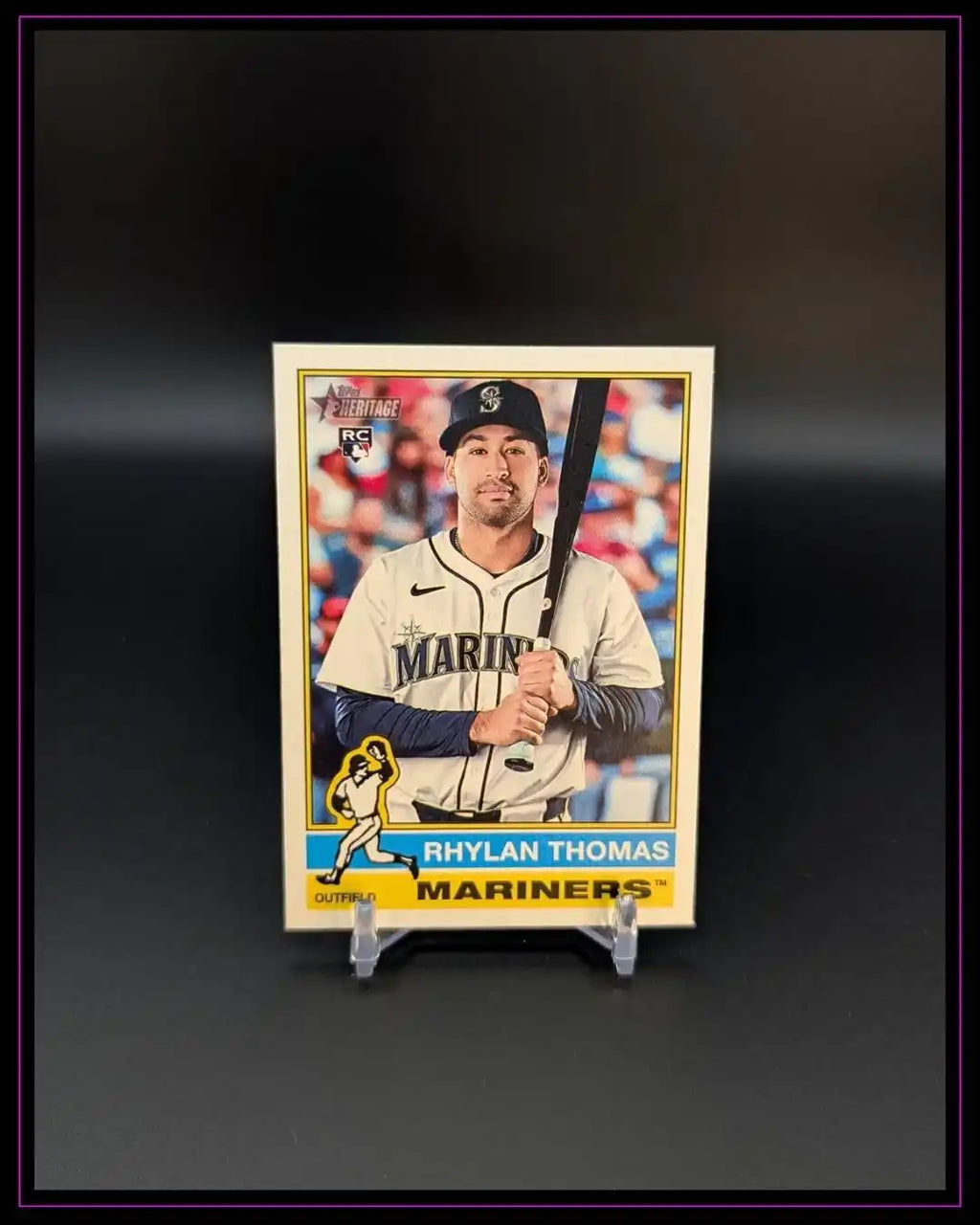 2025 Topps Heritage #543 Rhylan Thomas RC