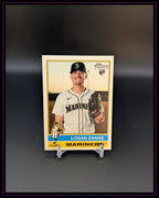 2025 Topps Heritage #556 Logan Evans RC