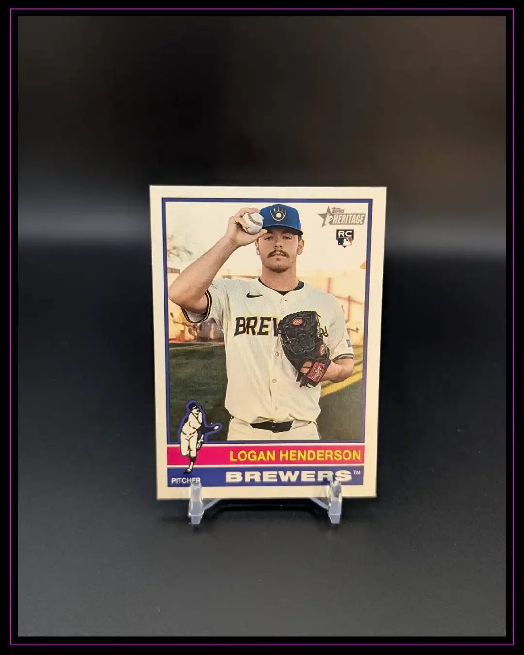 2025 Topps Heritage #545 Logan Henderson RC