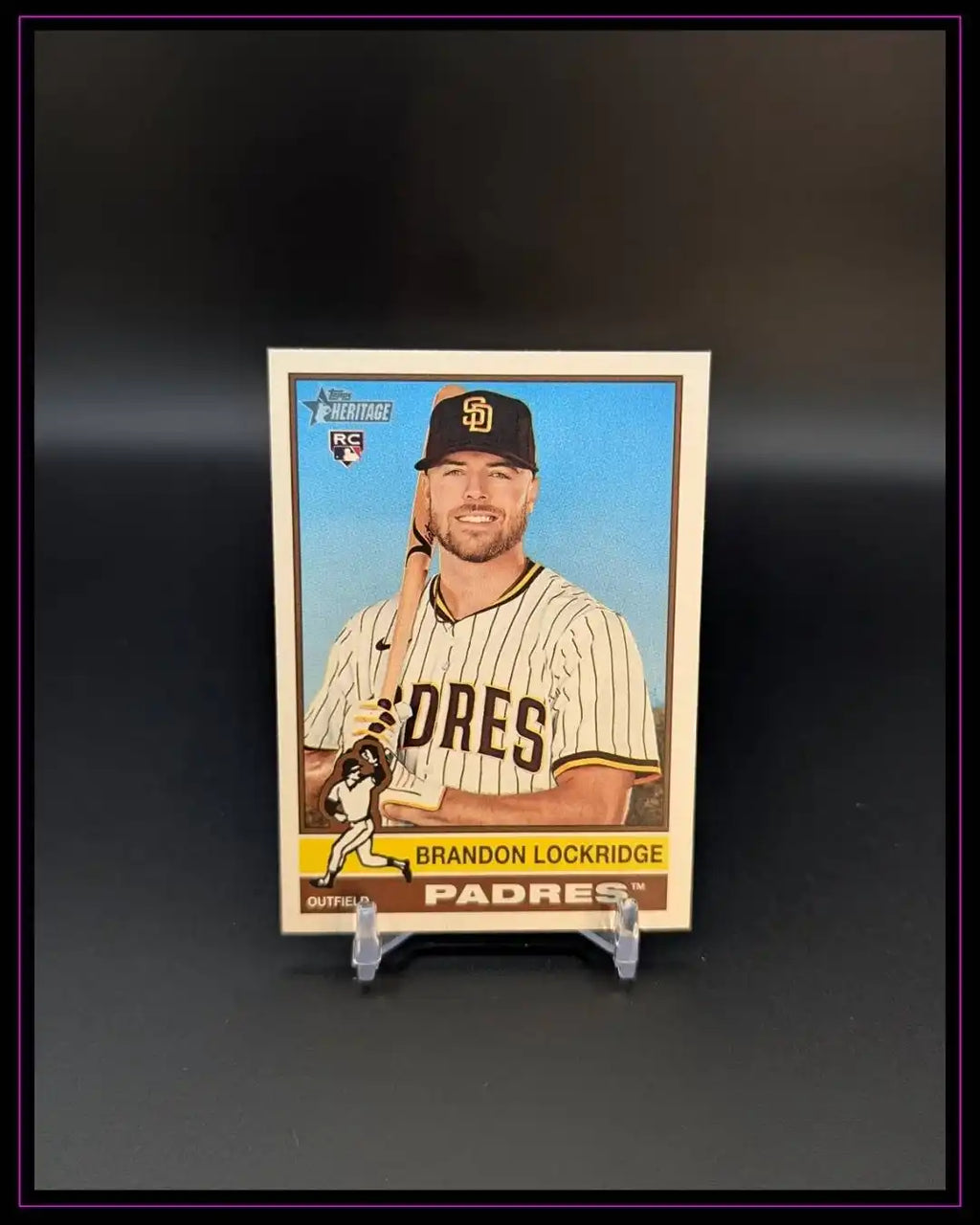 2025 Topps Heritage #660 Brandon Lockridge RC