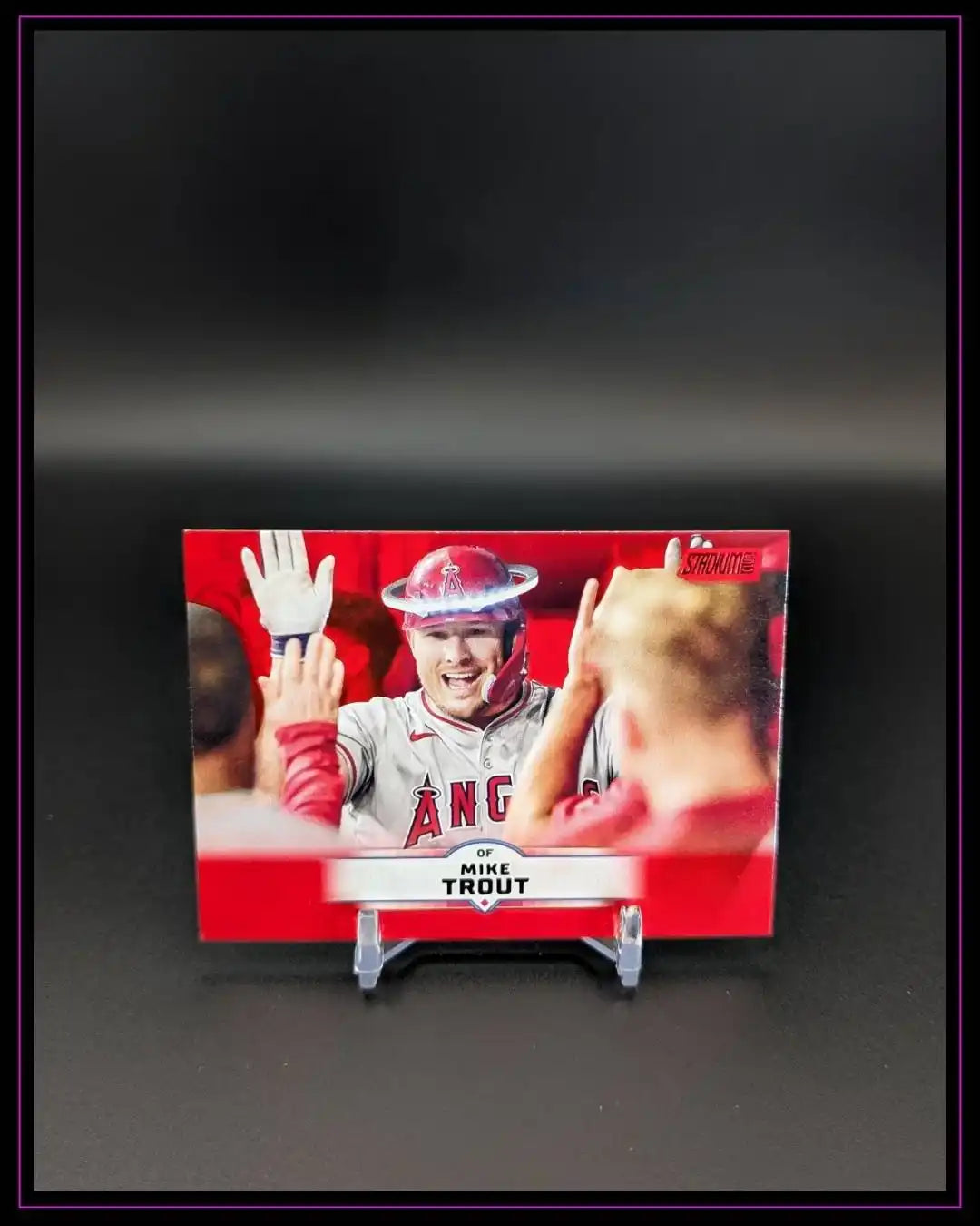 2025 Stadium Club #32 Mike Trout Red Foil