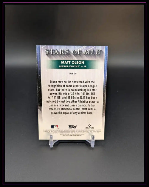 2022 Topps #SMLB-50 Matt Olson Stars of MLB