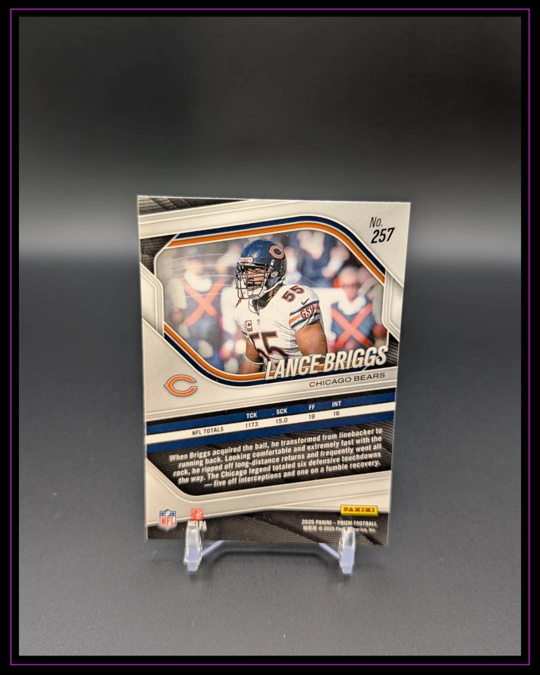 2025 Panini Prizm #257 Lance Briggs