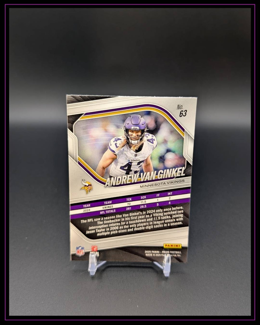 2025 Panini Prizm #63 Andrew Van Ginkel