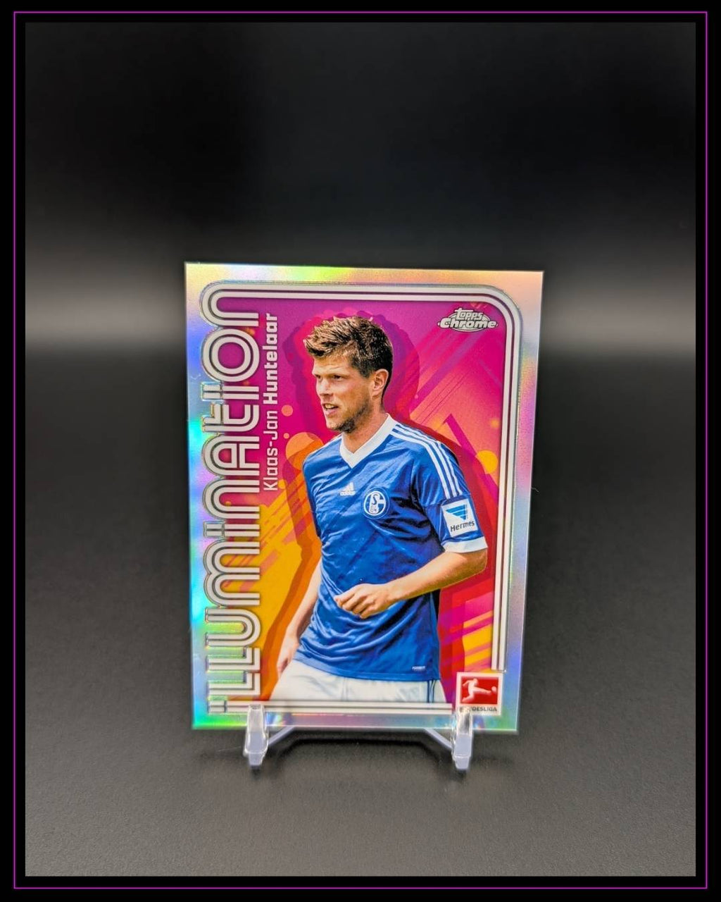 2025-26 Topps Chrome Bundesliga #ILU-18 Klaas-Jan Huntelaar Illumination