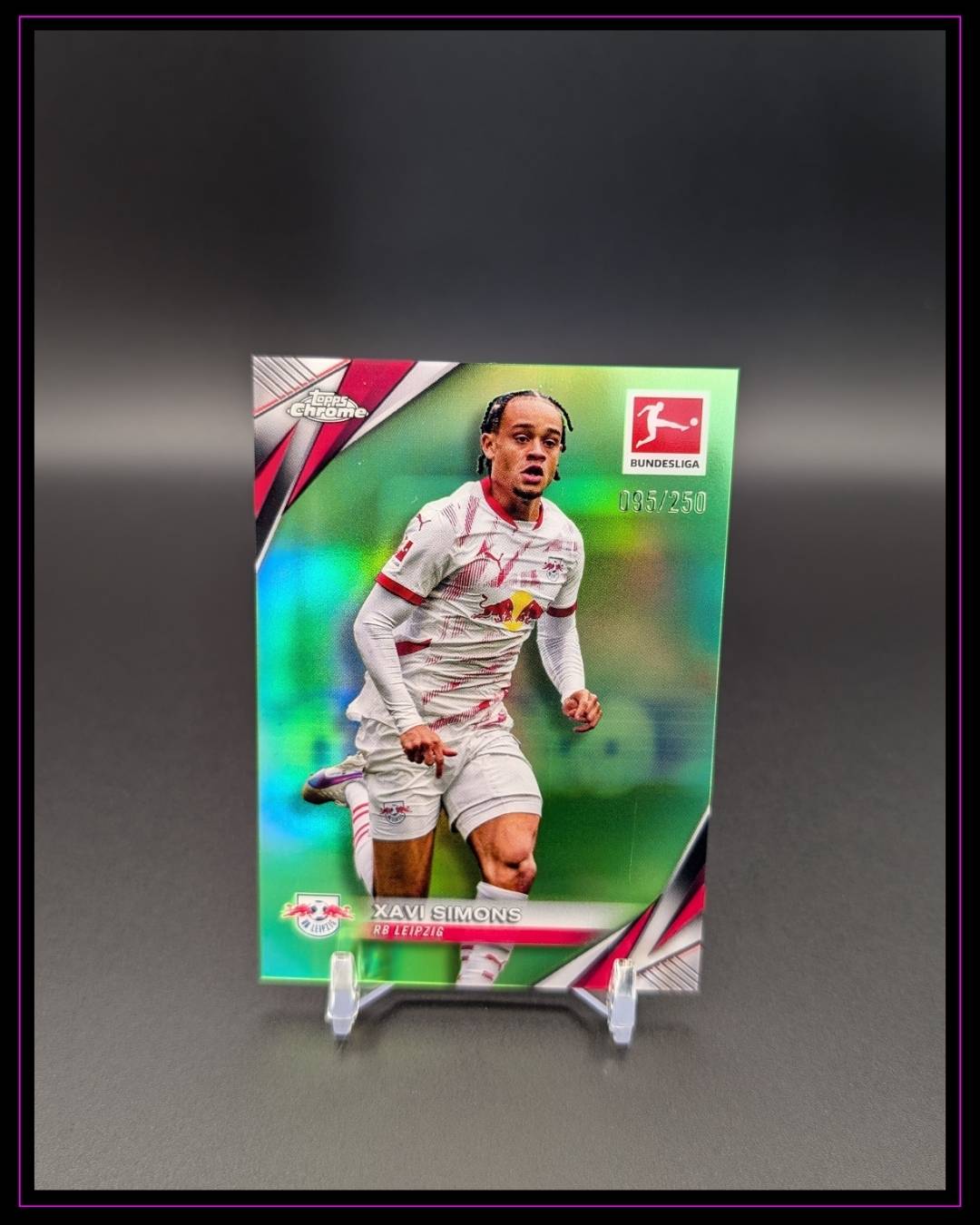 2024-25 Topps Chrome Bundesliga #59 Xavi Simons Neon Green /250