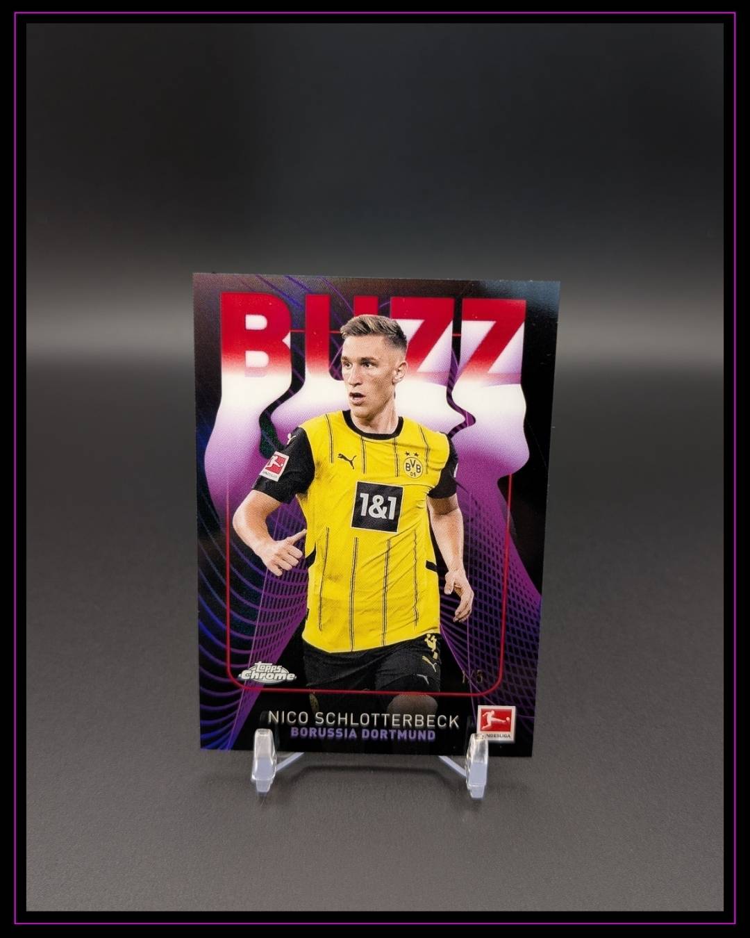 2024-25 Topps Chrome Bundesliga #BU-9 Nico Schlotterbeck Buzz Red 1/5