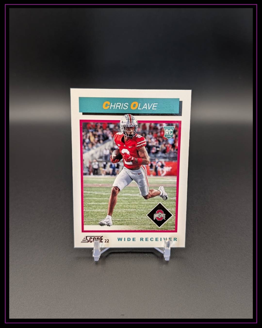 2022 Panini Score #TB10 Chris Olave 1992 Throwback Rookie