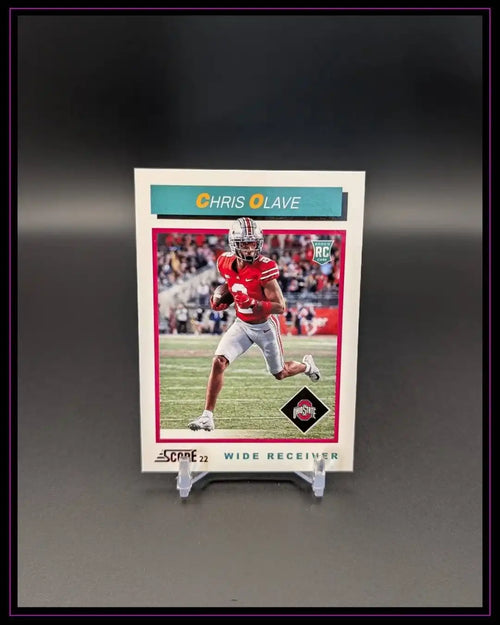 2022 Panini Score #TB10 Chris Olave 1992 Throwback Rookie