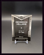 2023 Wild Card Alumination Draft #ABC-35 DeMarcco Hellams Sparkle Purple /10