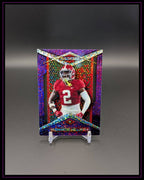 2023 Wild Card Alumination Draft #ABC-35 DeMarcco Hellams Sparkle Purple /10