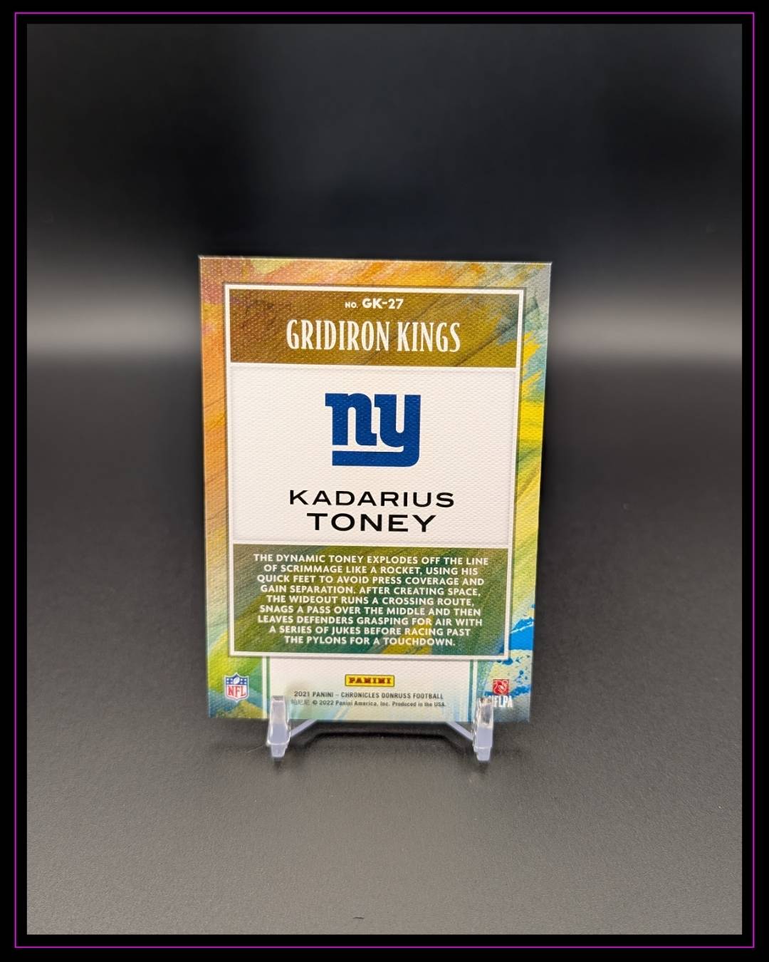 2021 Panini Chronicles #GK-27 Kadarius Toney Gridiron Kings