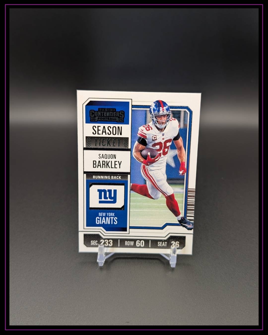 2023 Panini Contenders #77 Saquon Barkley