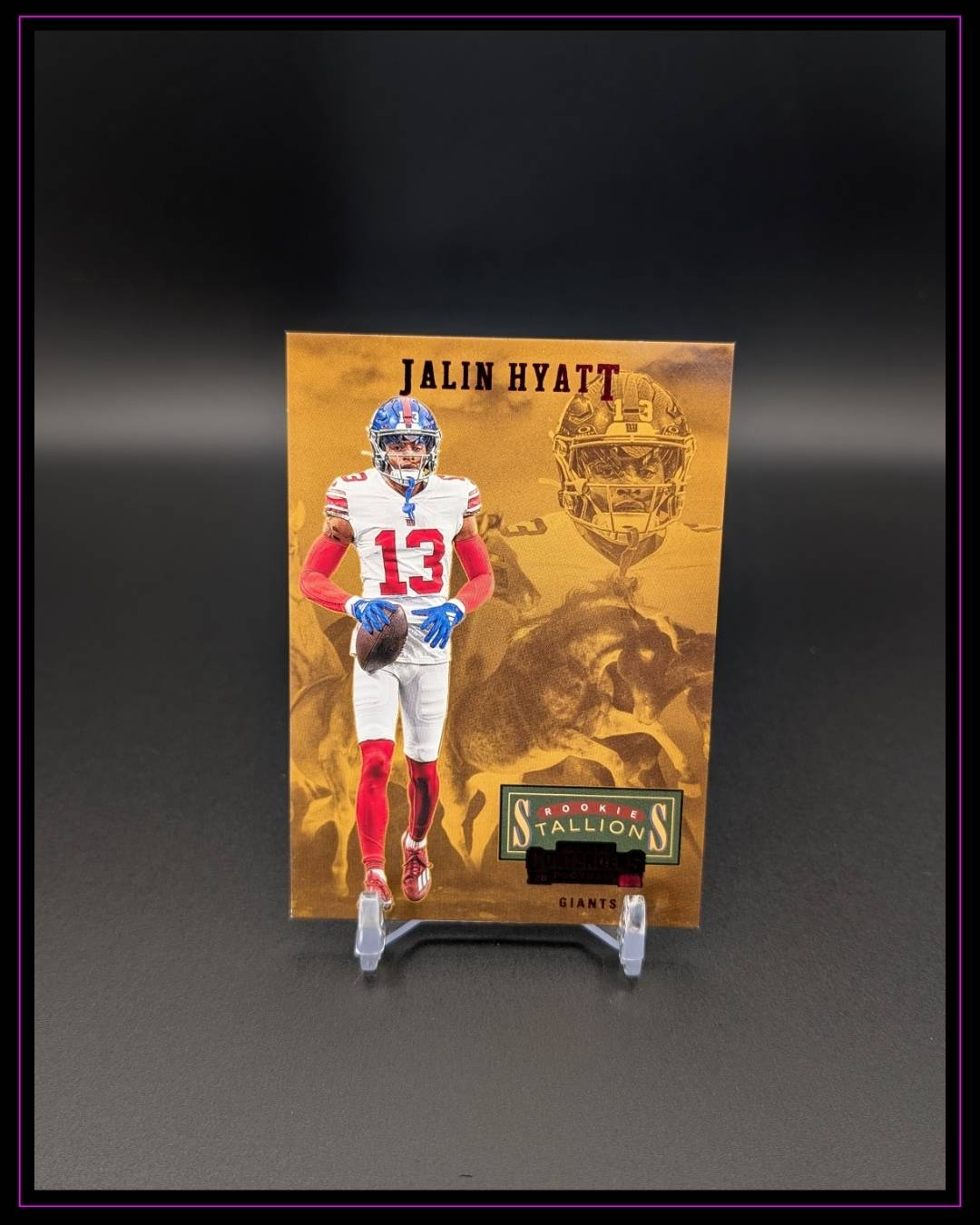 2023 Panini Contenders #20 Jalin Hyatt Rookie Stallions Red