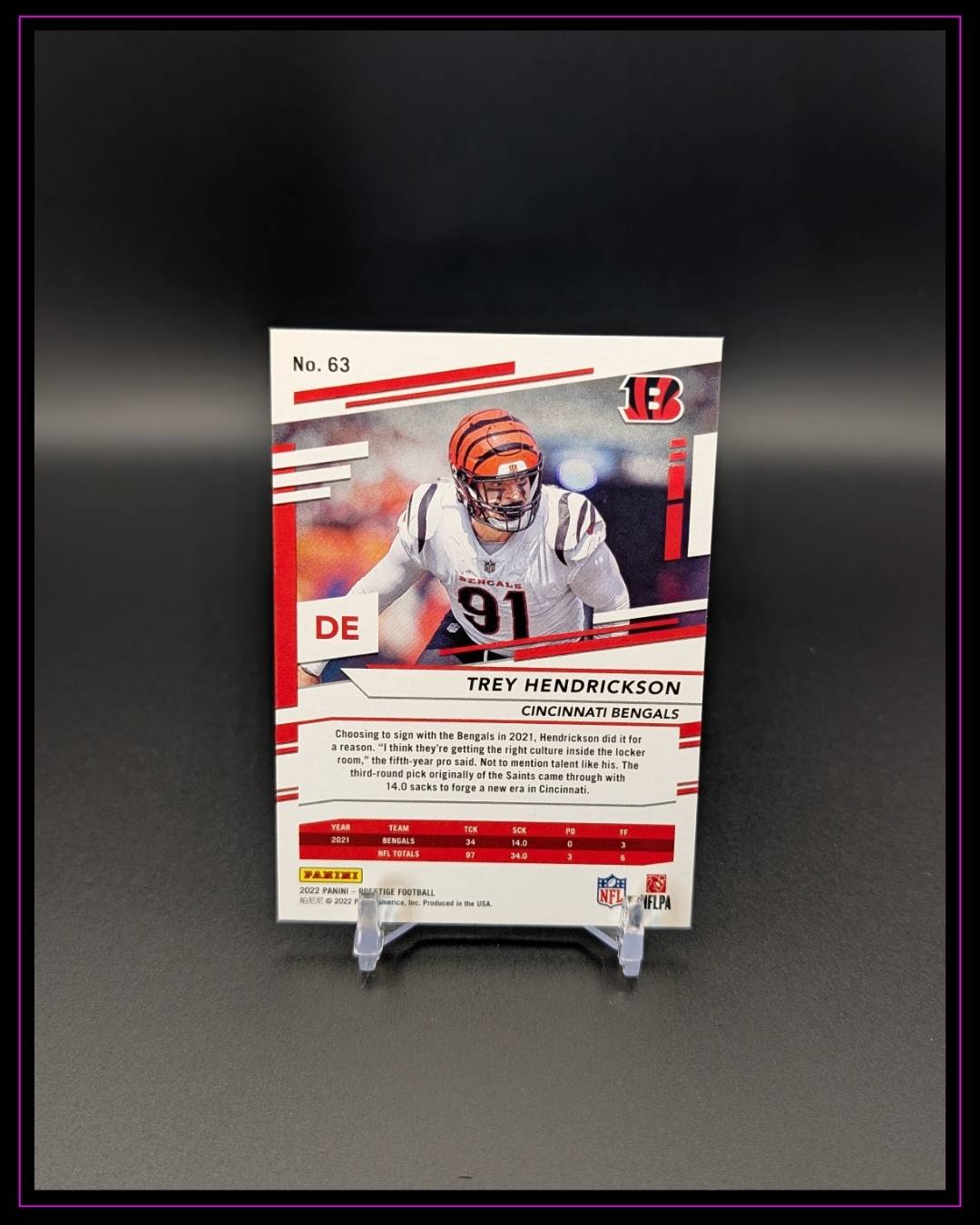 2022 Panini Prestige #63 Trey Hendrickson