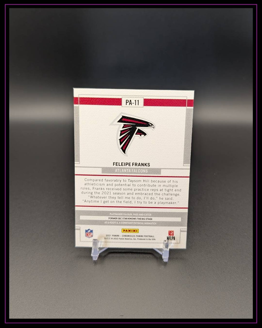 2021 Panini Chronicles #PA-11 Feleipe Franks Panini