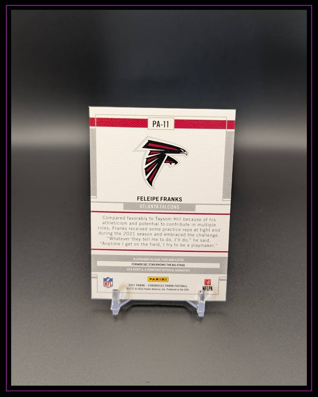 2021 Panini Chronicles #PA-11 Feleipe Franks Panini