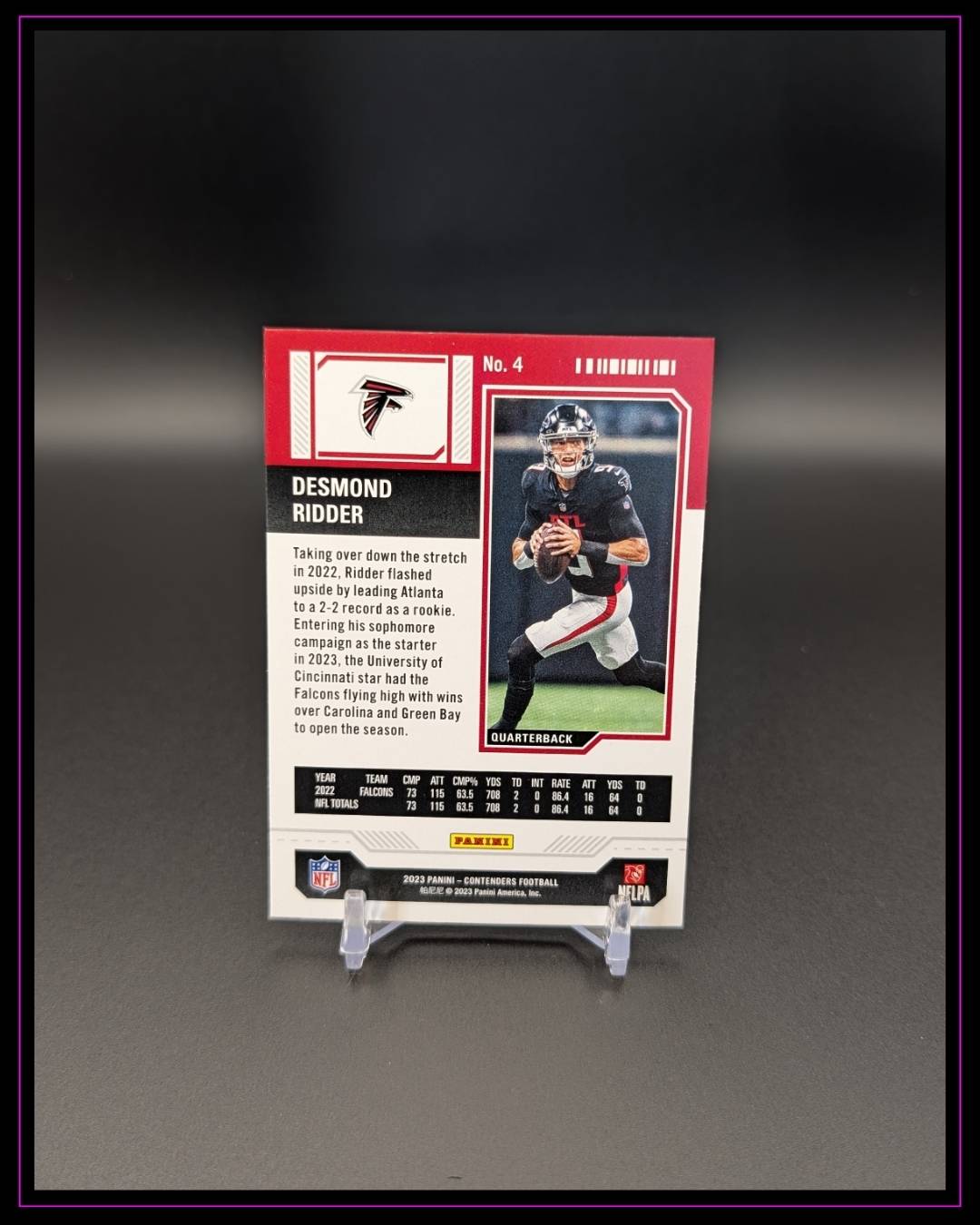 2023 Panini Contenders #4 Desmond Ridder