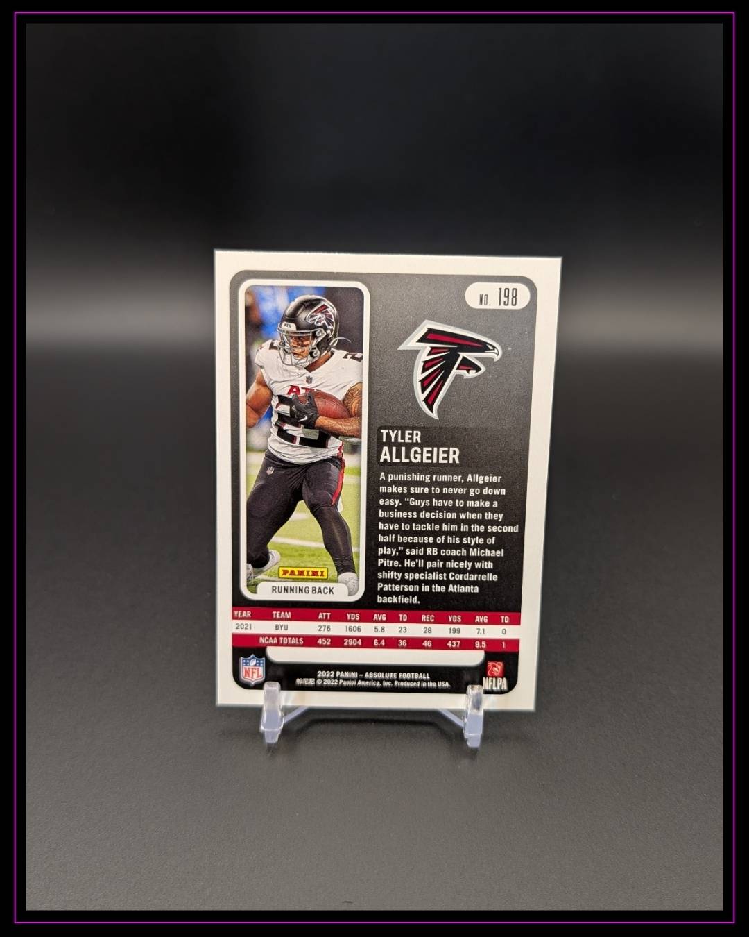 2022 Panini Absolute - Retail #198 Tyler Allgeier
