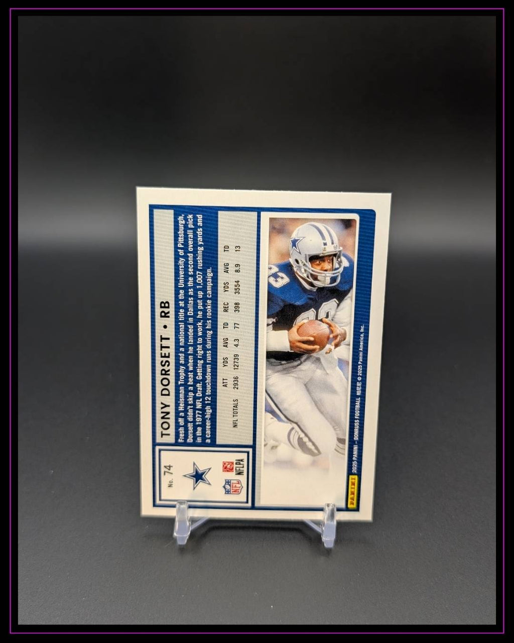 2025 Panini Donruss #74 Tony Dorsett