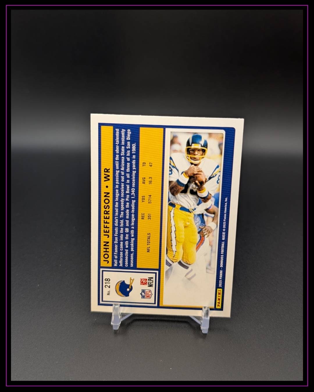 2025 Panini Donruss #218 John Jefferson