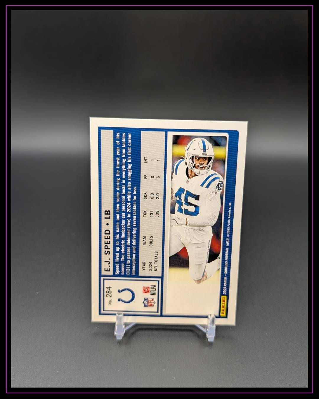 2025 Panini Donruss #284 E.J. Speed