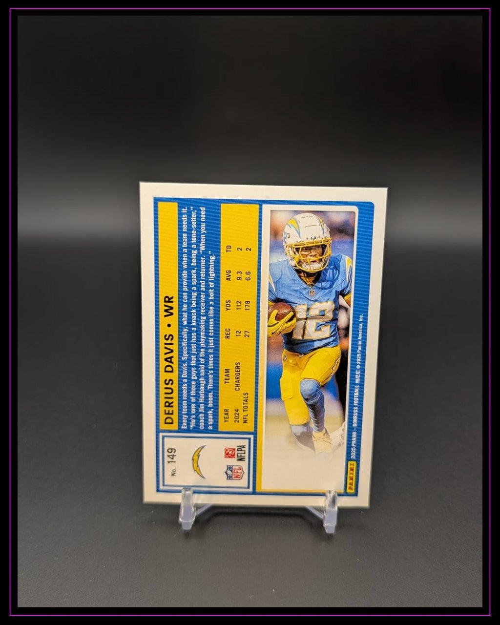 2025 Panini Donruss #149 Derius Davis