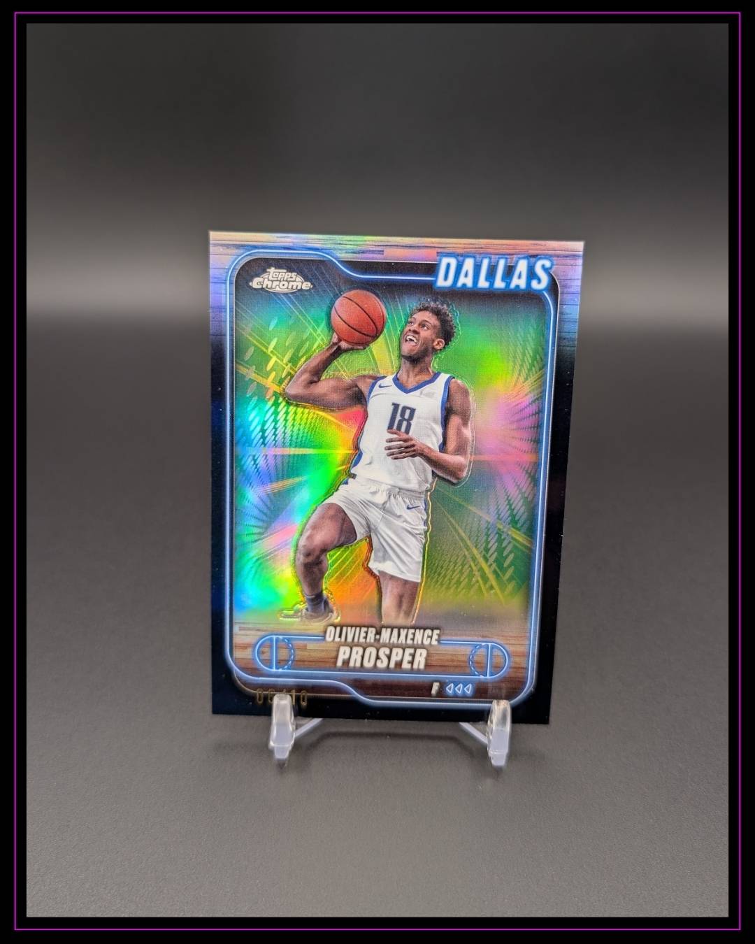 2024-25 Topps Chrome #126 Olivier-Maxence Prosper Black Refractor #/10