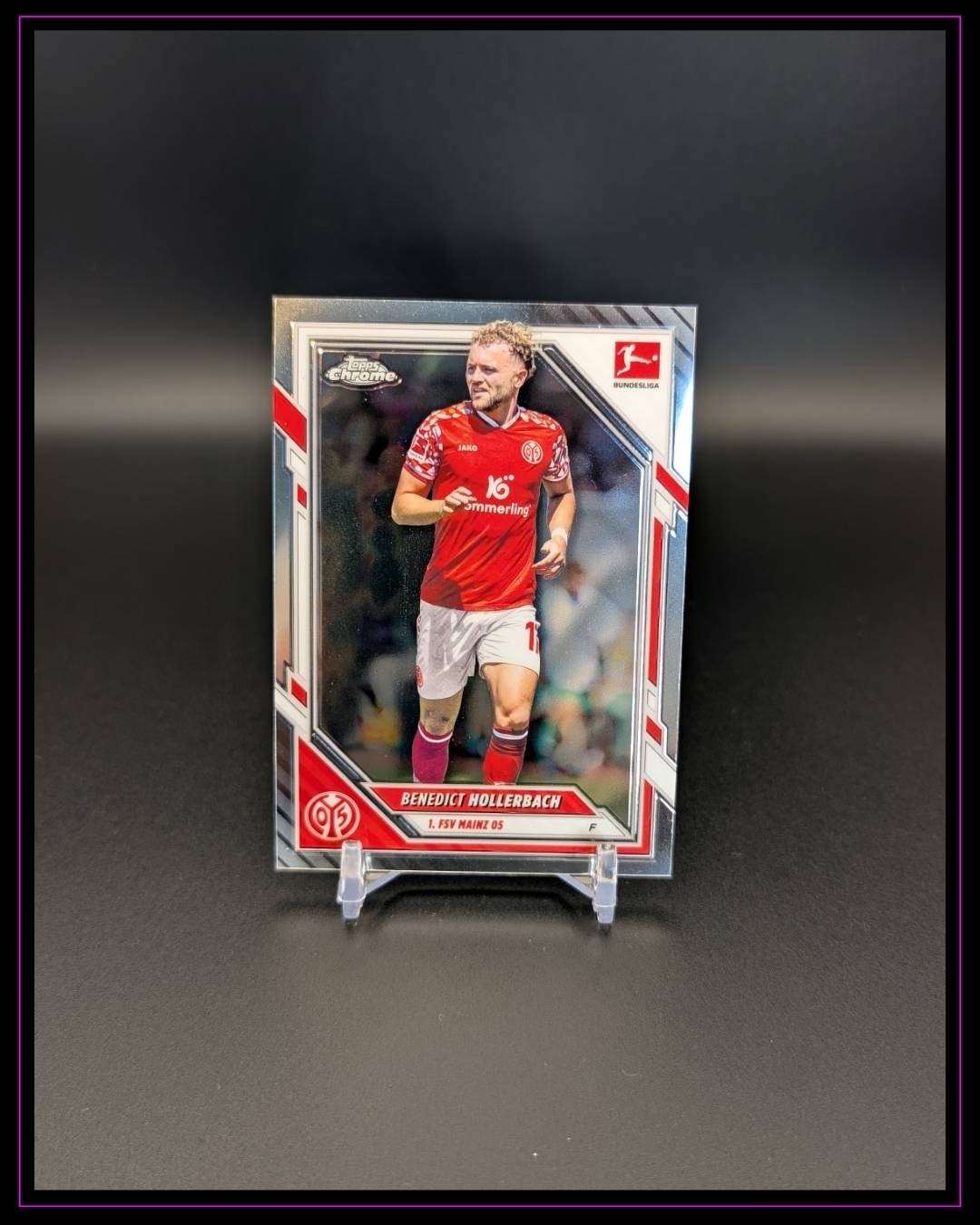 2025-26 Topps Chrome Bundesliga #72 Benedict Hollerbach