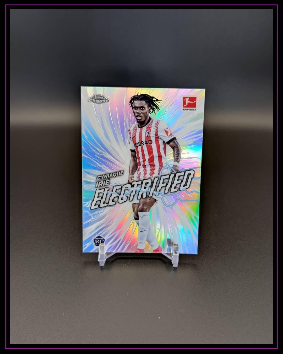 2025-26 Topps Chrome Bundesliga #EL-9 Cyriaque Irie Electrified RC