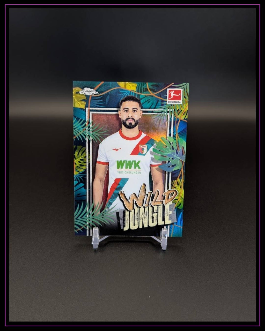 2025-26 Topps Chrome Bundesliga #WJ-7 Elias Saad Wild Jungle