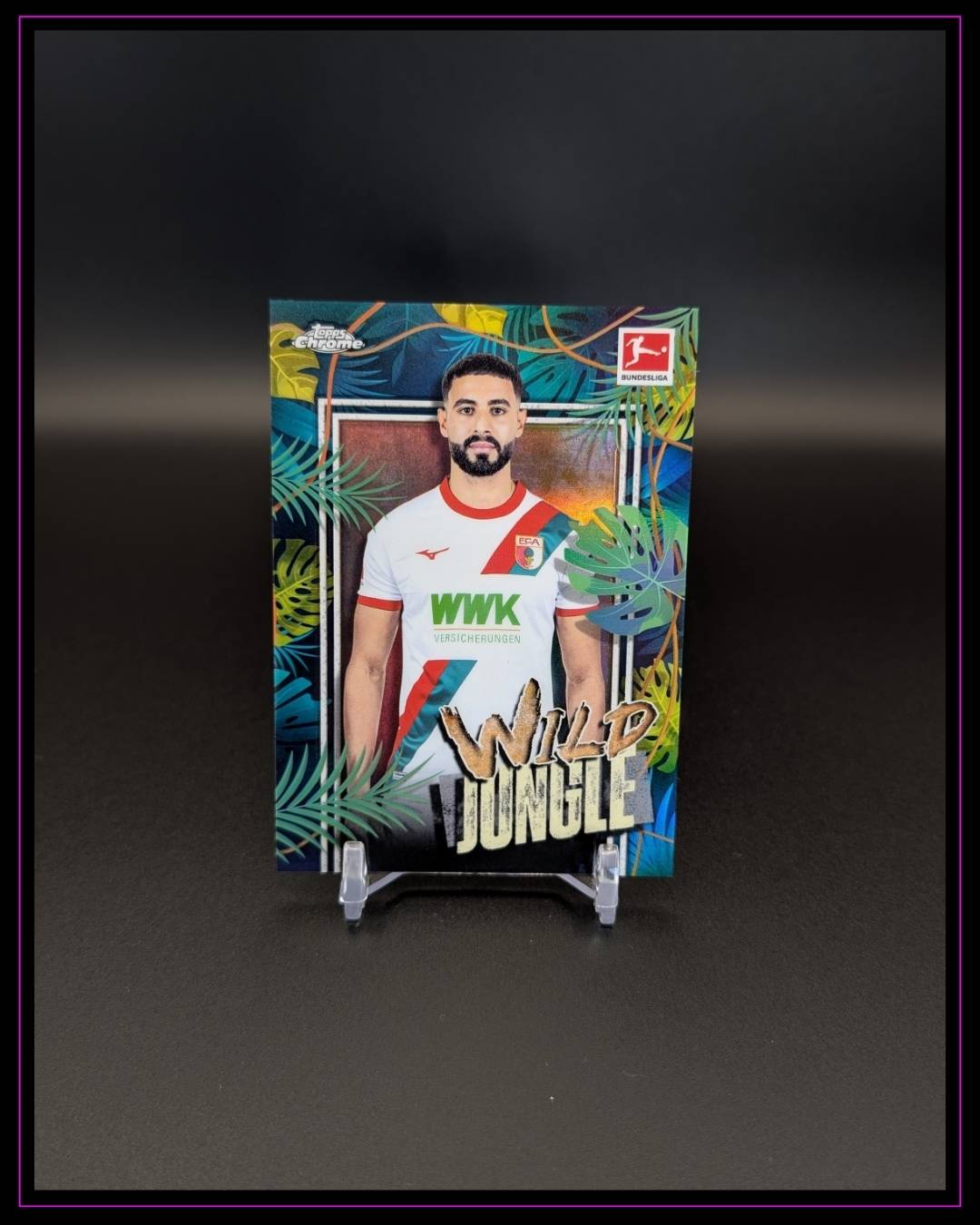 2025-26 Topps Chrome Bundesliga #WJ-7 Elias Saad Wild Jungle