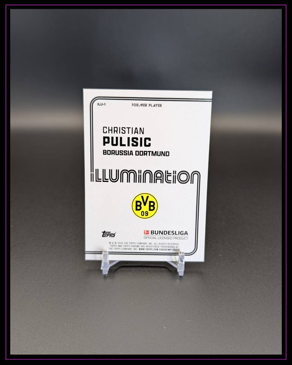 2025-26 Topps Chrome Bundesliga #ILU-1 Christian Pulisic Illumination