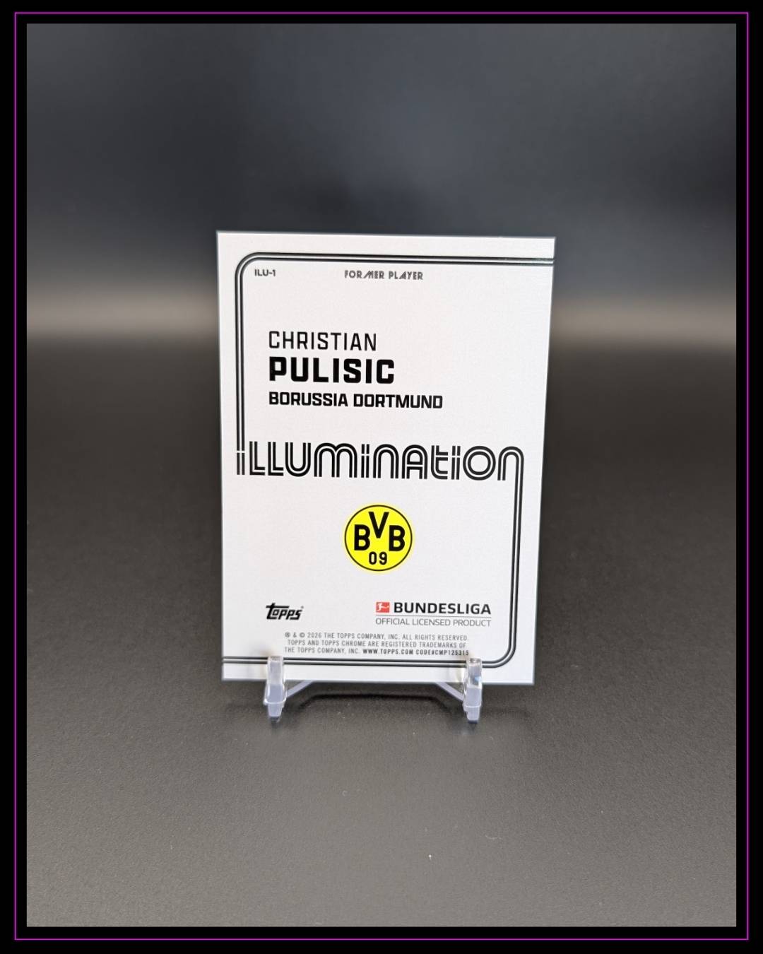 2025-26 Topps Chrome Bundesliga #ILU-1 Christian Pulisic Illumination